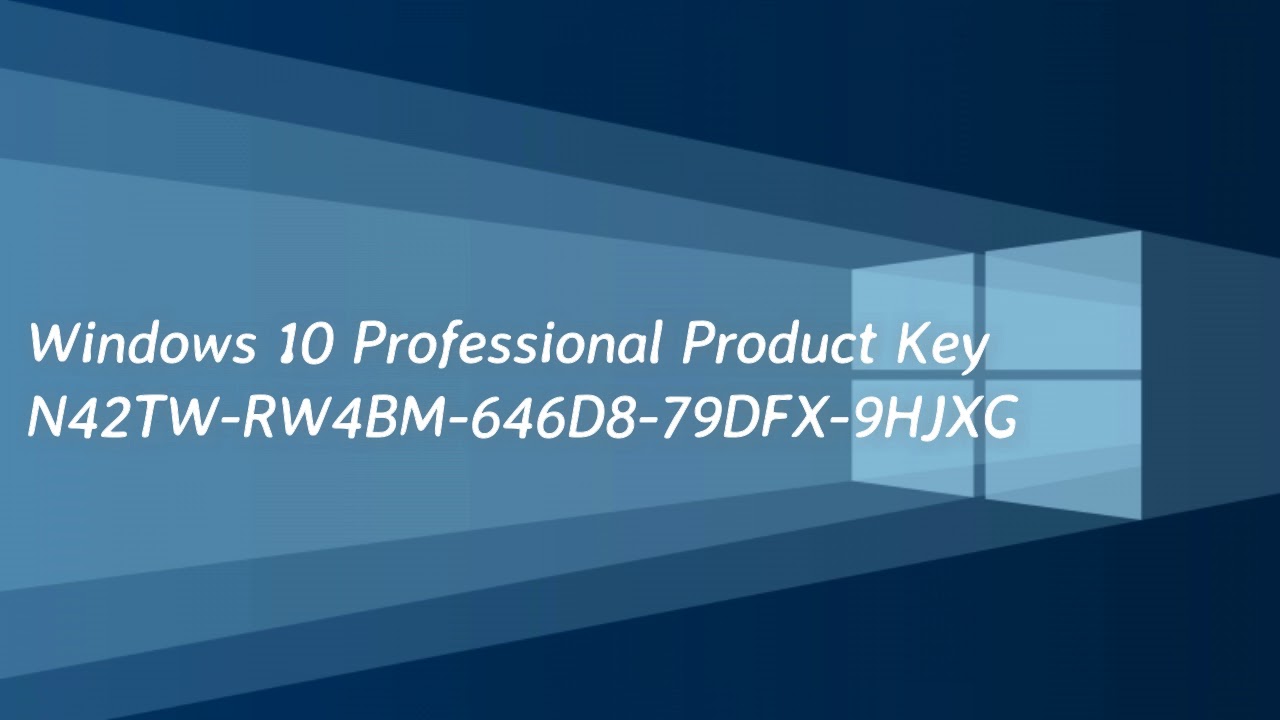 windows 10 pro activation key